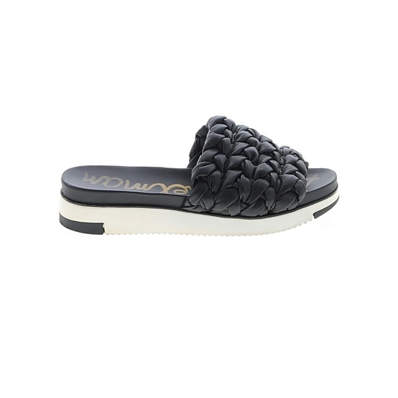 Sam Edelman Women’s Ainslie Black Braided Platform Sandals - Picture 1 of 8